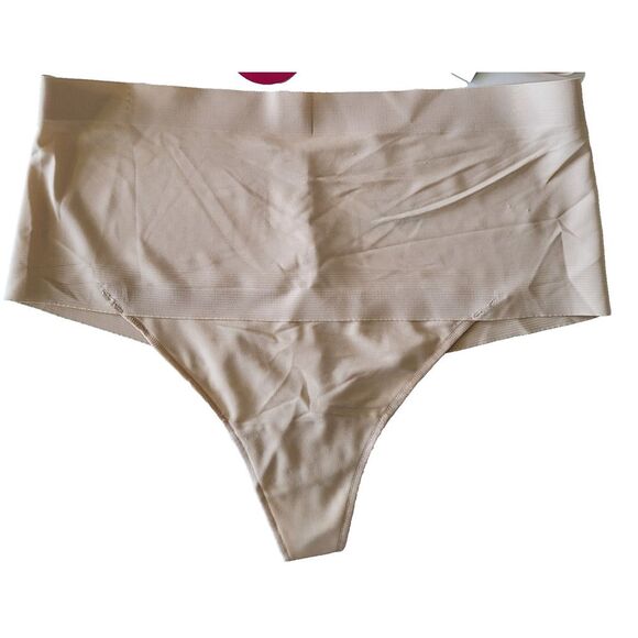 Maidenform Shapewear 2-Pack Tummy Control Thong Panties Light Beige Large NEW - Picture 9 of 16